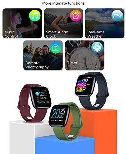 Zeblaze Crystal 3 SmartWatch For Sport And Health Monitoring, IP67 Red