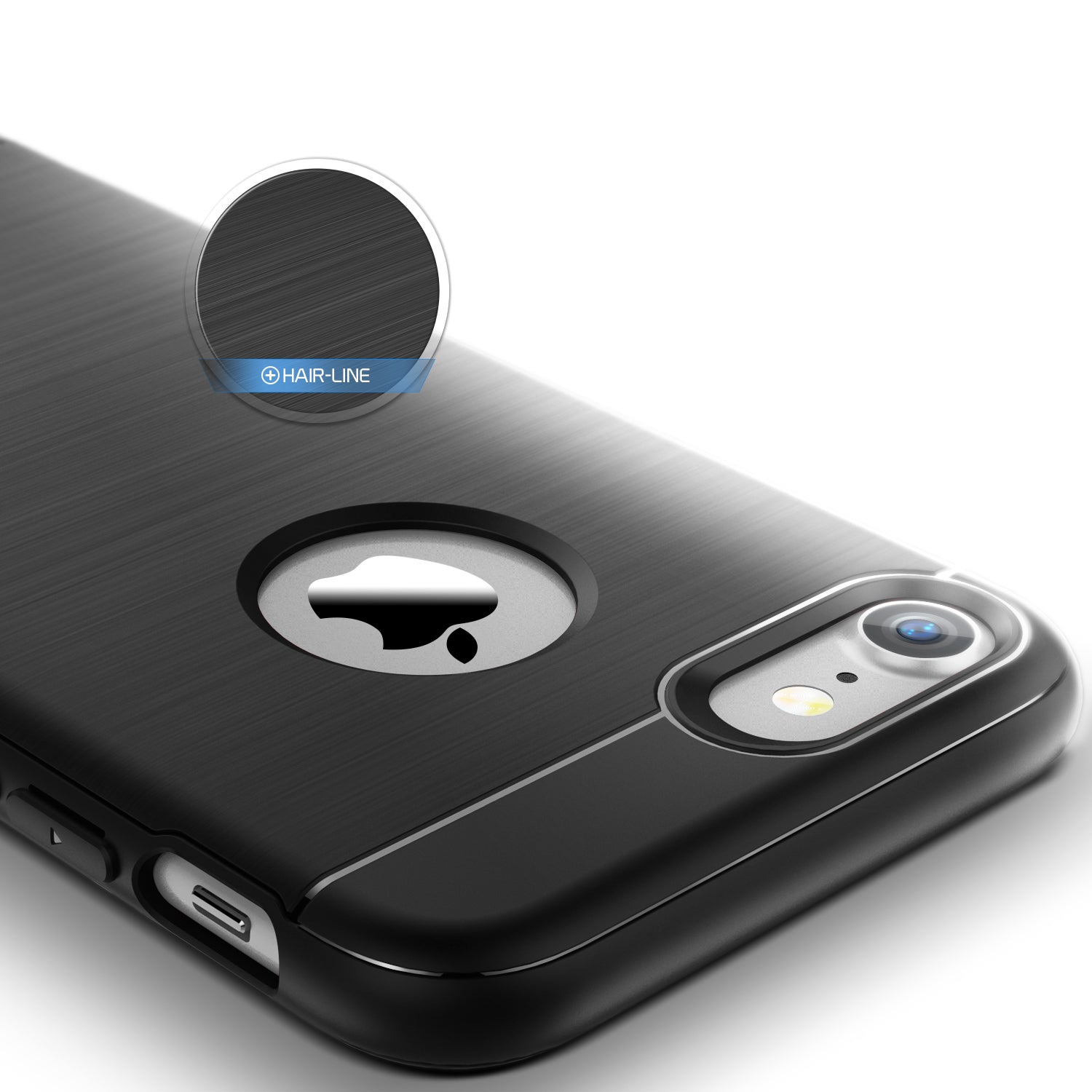 Simpli Fit Series Original From VRS Design Slim and Flexible Case For iPhone 7 Black