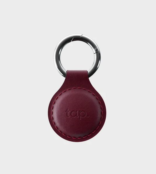 Tap NFC Keychain - Share Everything With A Tap - Handmade Natural Leat ...