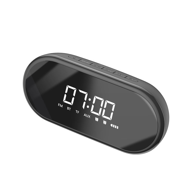 Baseus Encok E09 Wireless Speaker, Alarm, FM Radio Black