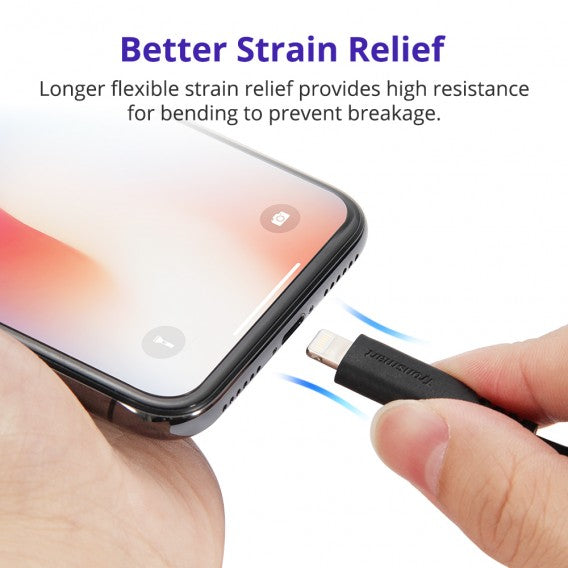 Tronsmart LCC03 Double Braided Nylon 1m USB-C to Lightning Cable