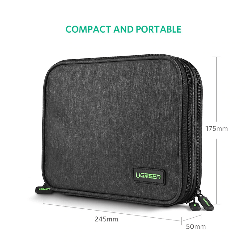 Ugreen Storage Carrying Box for iPad Mini, iPhone, SSD Bag and more