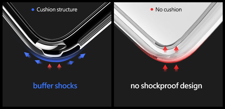 Pure Series By Rock Hard Back Case Bumper For iPhone X - Black Crystal frame