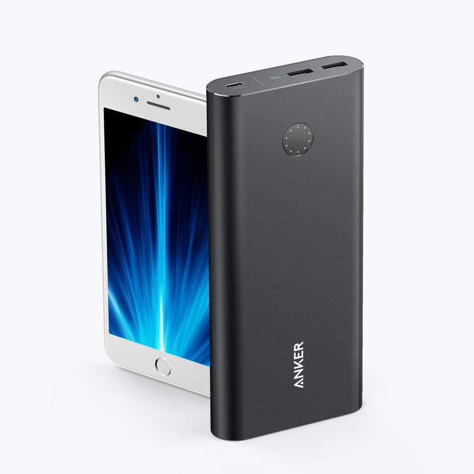 Anker PowerCore+ 26800mAh PD 3-Ports PowerIQ Technology Black
