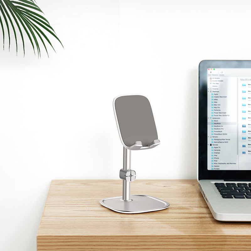 Baseus Literary Youth Desktop Bracket for Smartphones/Tablets Silver