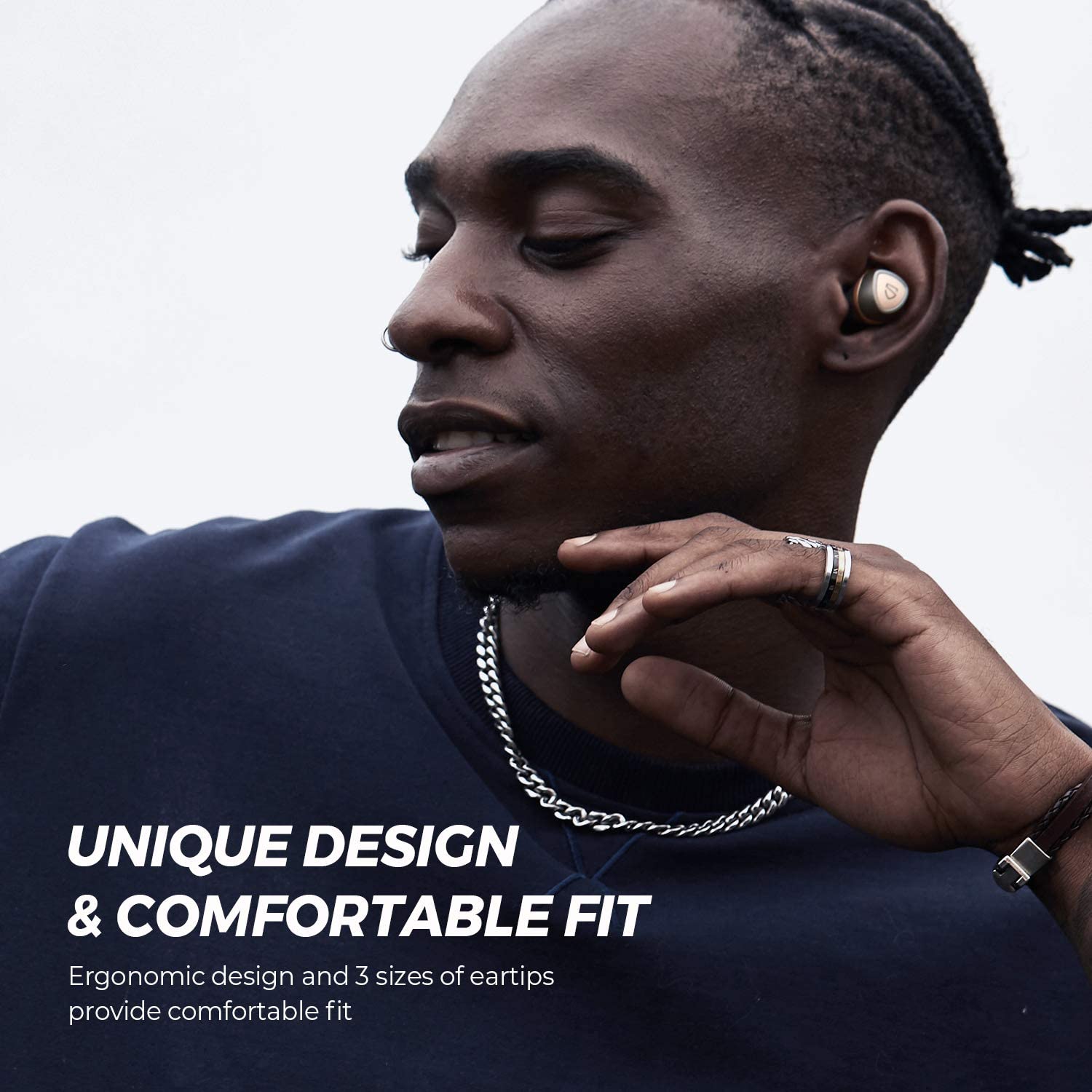 SoundPEATS Sonic TWS Earbuds, Battery Up to 15h, IPX5