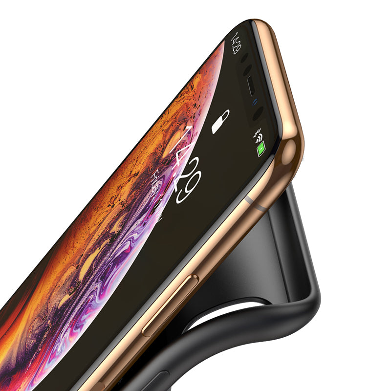 Baseus Liquid Silicone Smart Power Case 4200mAh For iPXs Max 6.5 Black