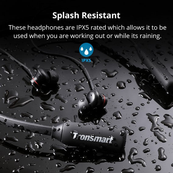 Encore S2 Plus Sport Bluetooth Headphones, IPX5 &amp; up to 24h Battery