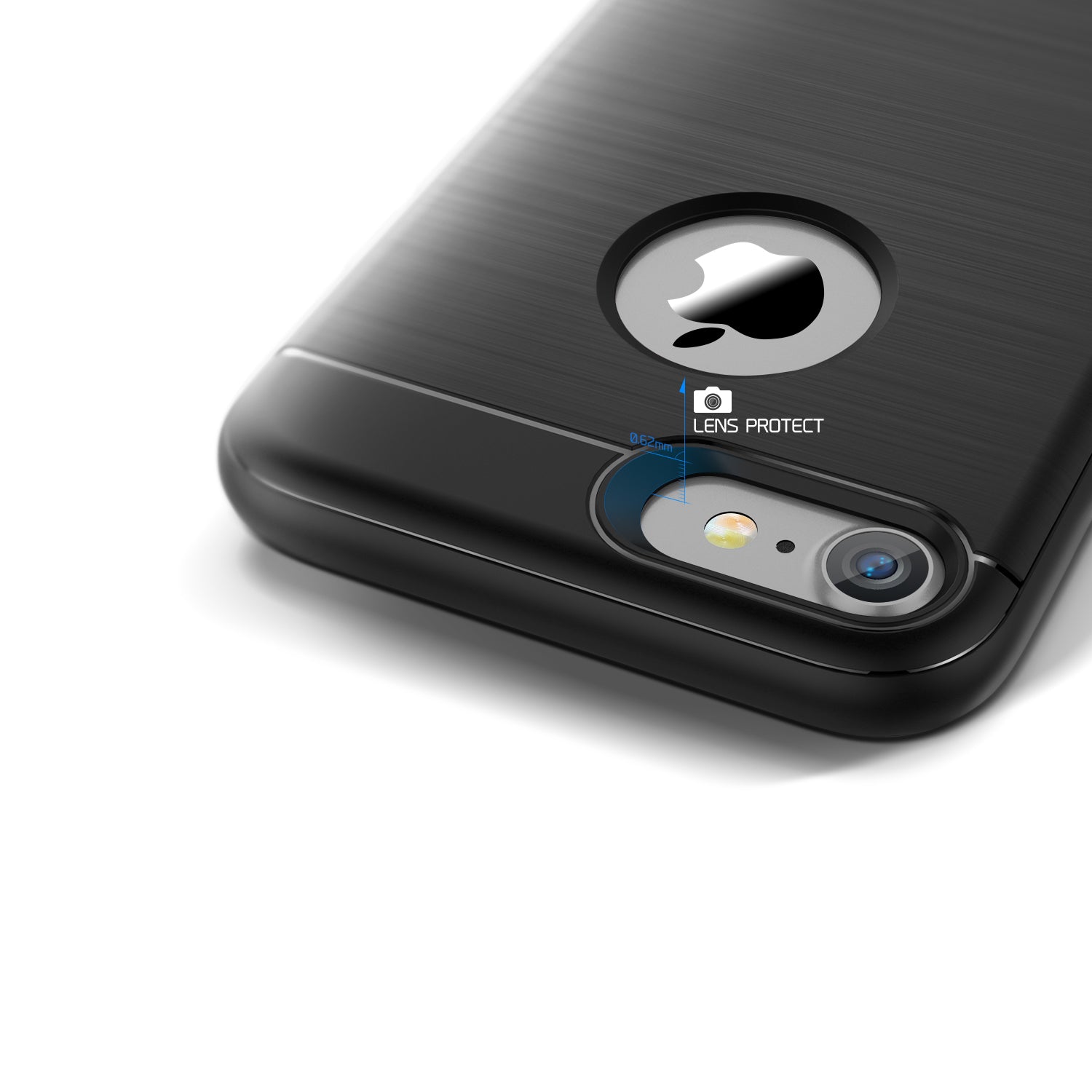 Simpli Fit Series Original From VRS Design Slim and Flexible Case For iPhone 7 Black