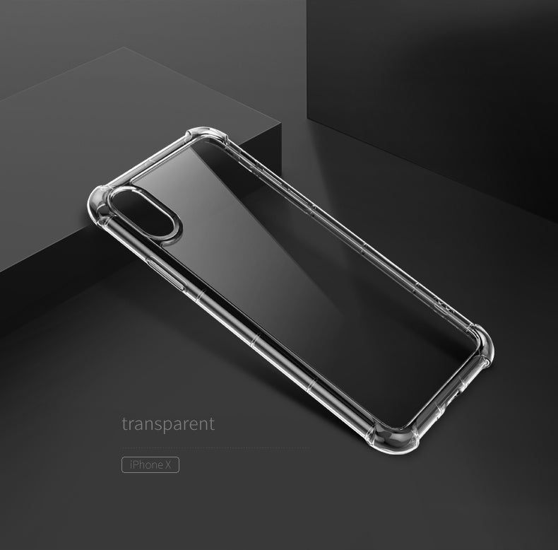 Fence Pro Series By Rock Protection Case Cover Transparent Bumper For iPhone X - Clear
