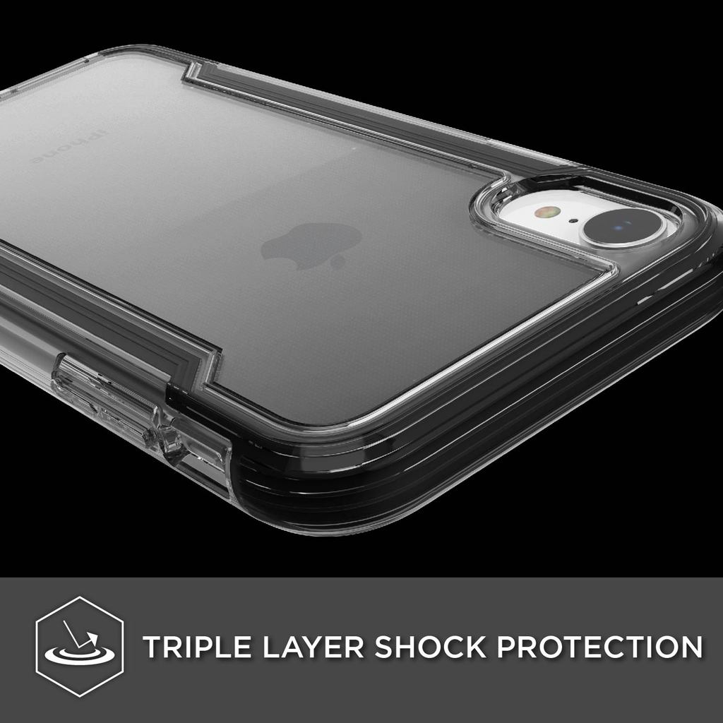 Defense Clear By X-Doria iPhone Xr Anti Shocks Case Up To 2M T/Black