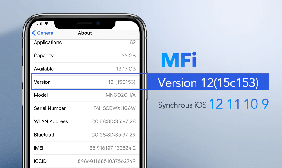 Nylon PD Anti Cut MFI Certified Lightning To Type-c By Ugreen Black