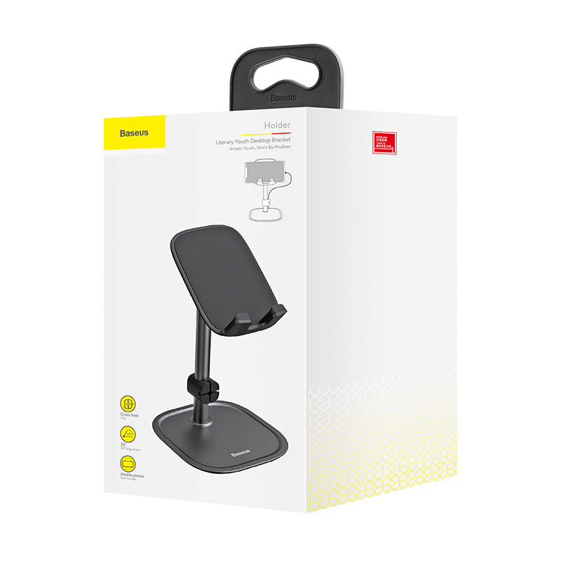 Baseus Literary Youth Desktop Bracket for Smartphones/Tablets Silver