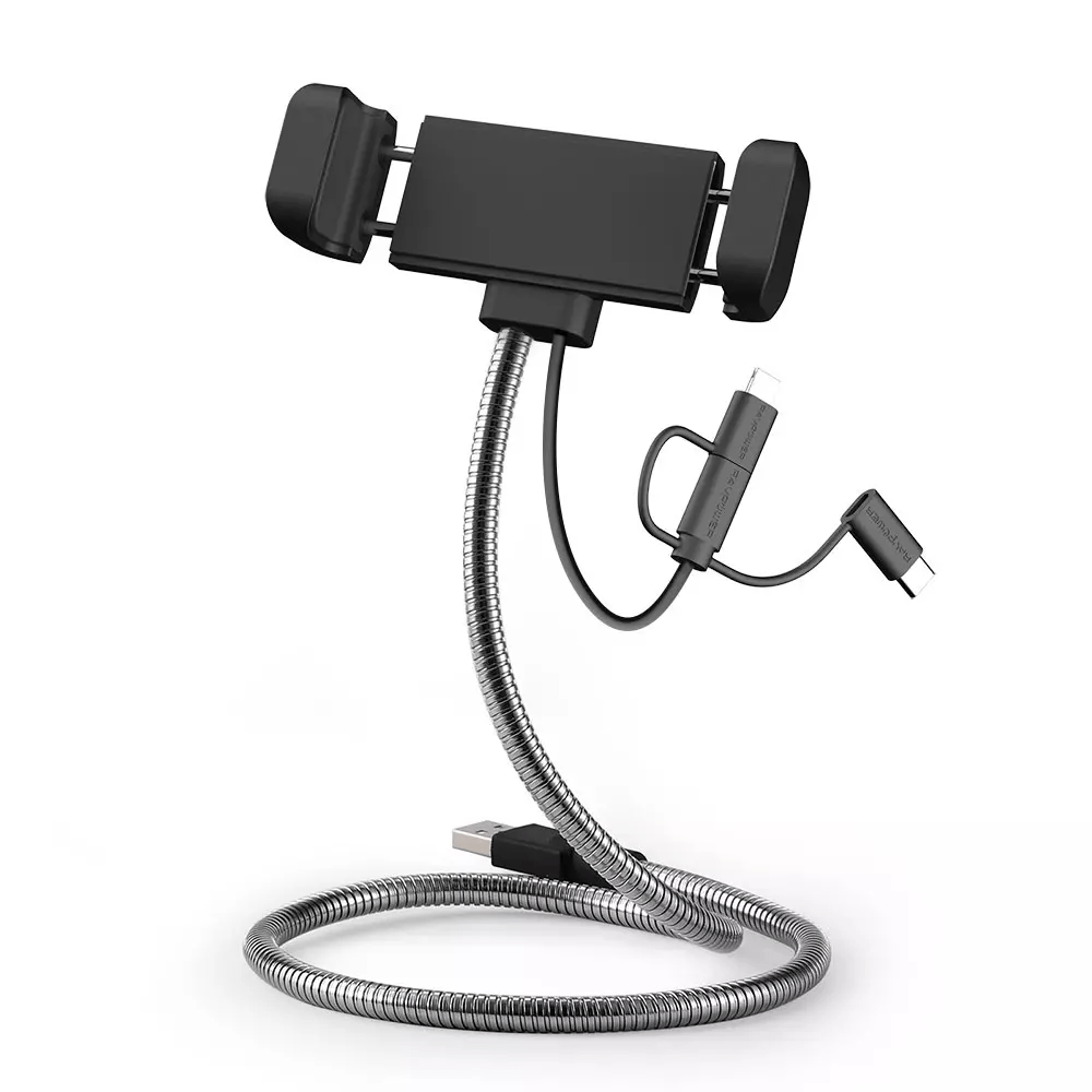 RAVPower RP-CB015 3 in 1 (Lightning - Micro - USB-C ) Cable&amp;Holder