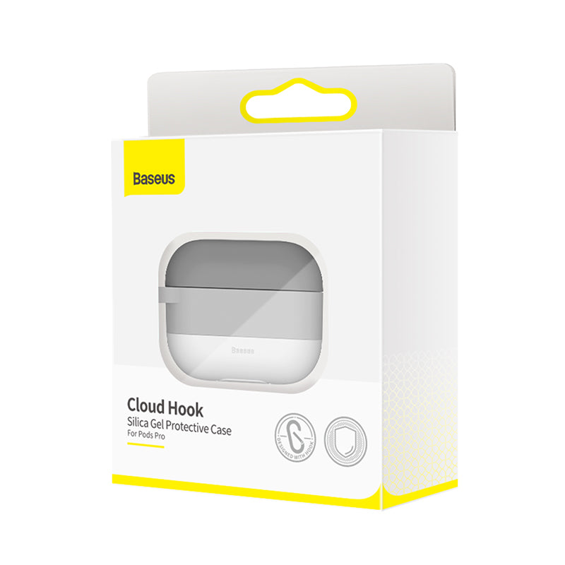 Baseus Cloud hook Silica Gel Protective Case For AirPods Pro Gray