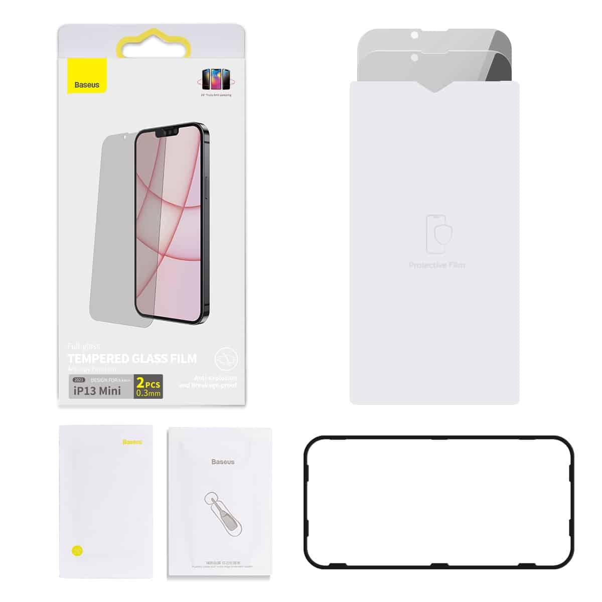 iPhone 13 Pro Max Baseus 0.3mm Full-glass Screen Protector Anti Spy