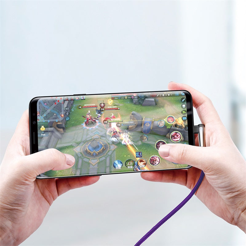 Baseus Sharp-Bird Type-C Cable With 90 Degree Bend, QC3.0 | Purple