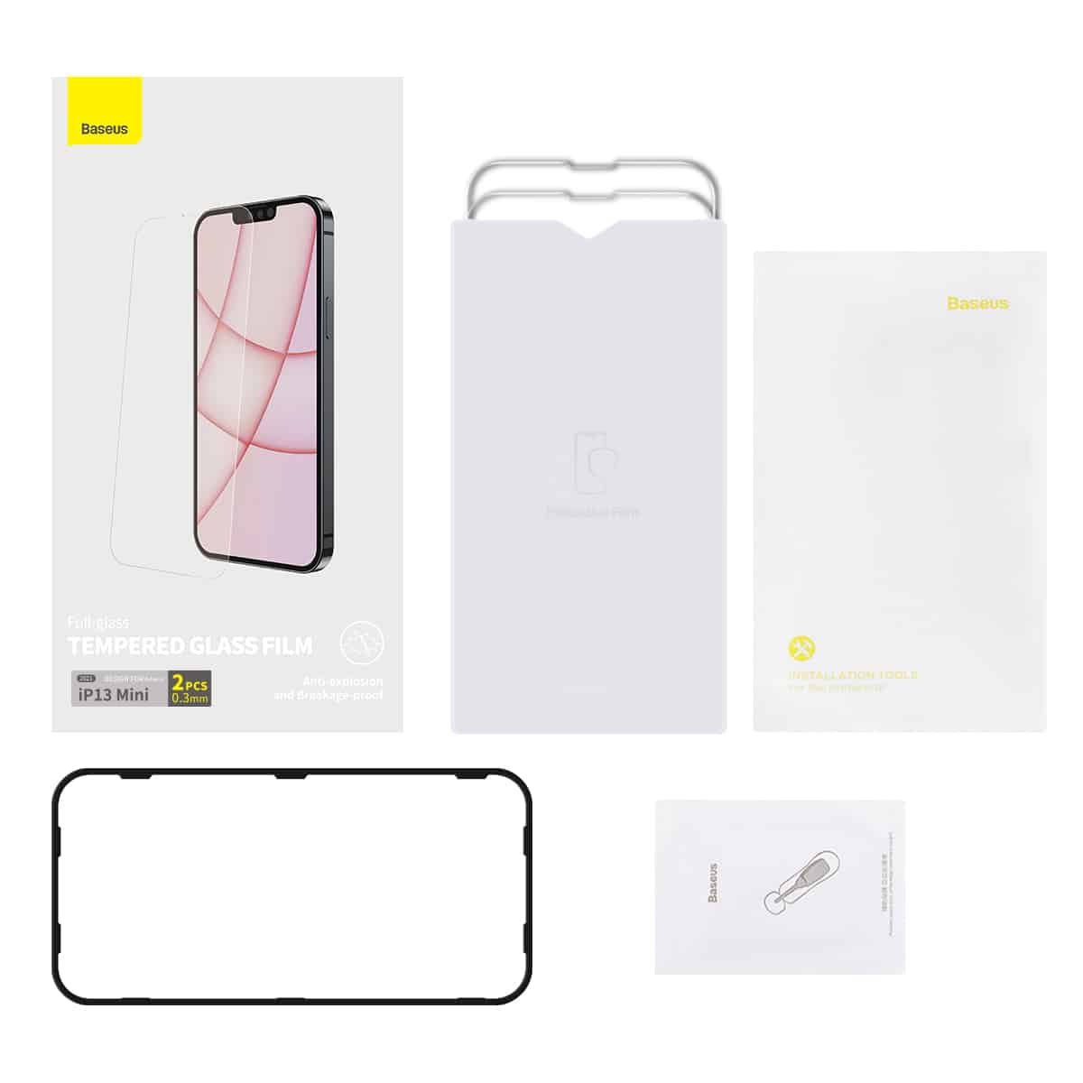 iPhone 13 Baseus 0.3mm Full-glass Screen Protector