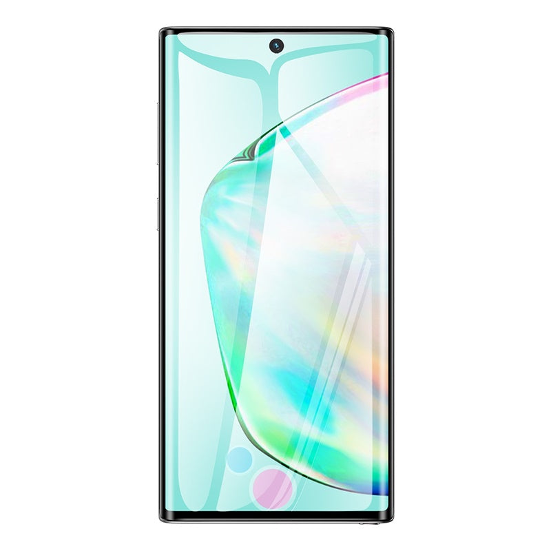 2pc Baseus 0.15mm Full-Screen Curved anti-explosion For Note 10 Support Finger scan