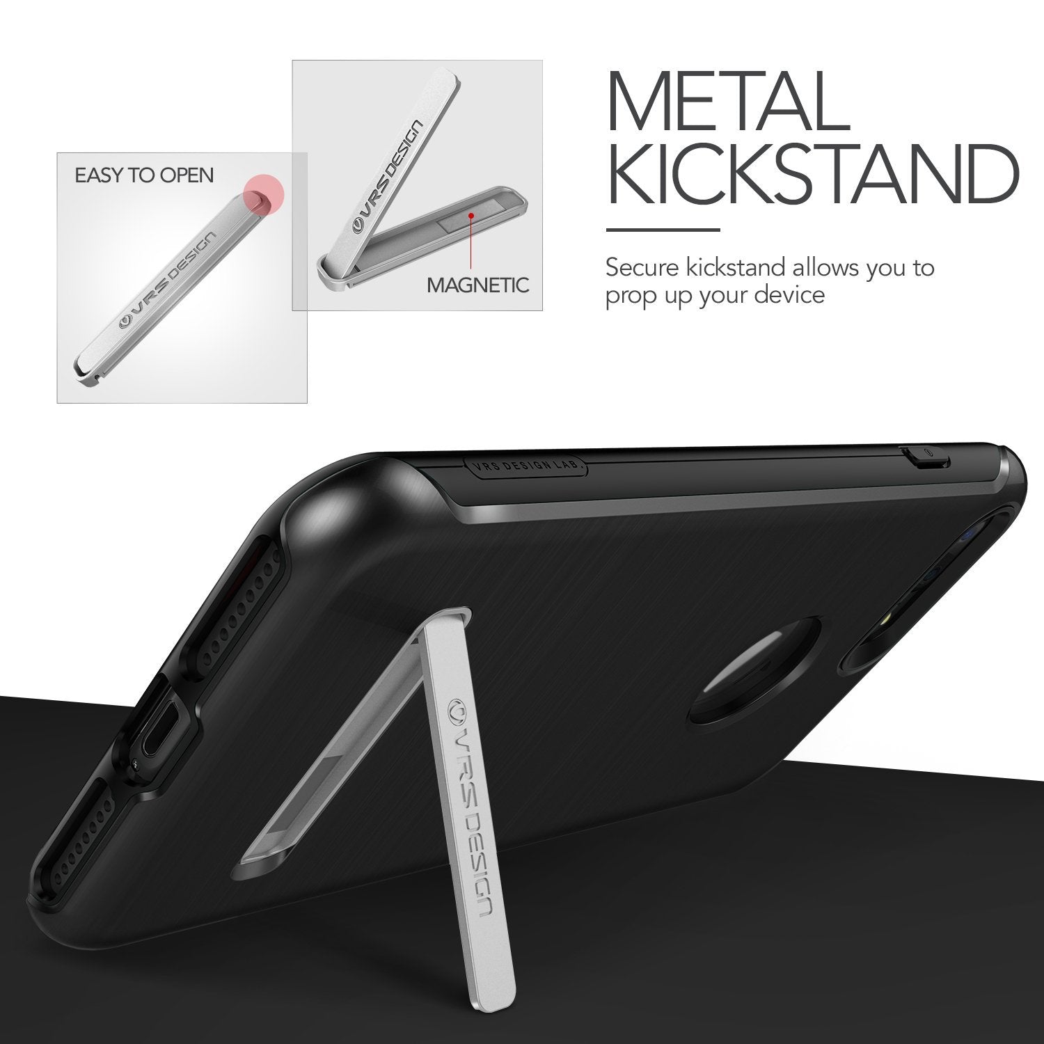 DUO Guard Series Original From VRS Design Anti-shocks Case For iPhone 7 Plus Black - Smartkoshk Stores