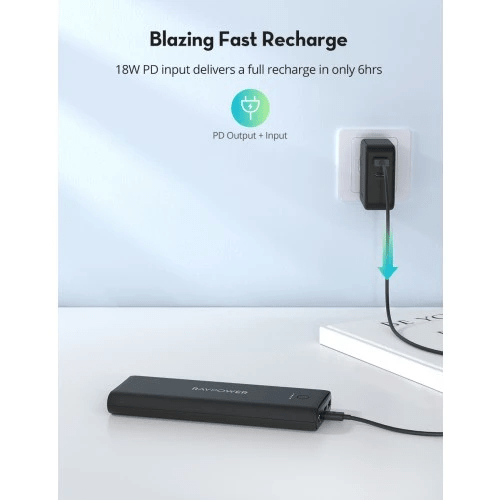 Ravpower 20100mAh RP-PB191 3-Ports QC3.0 + PD Total 30W