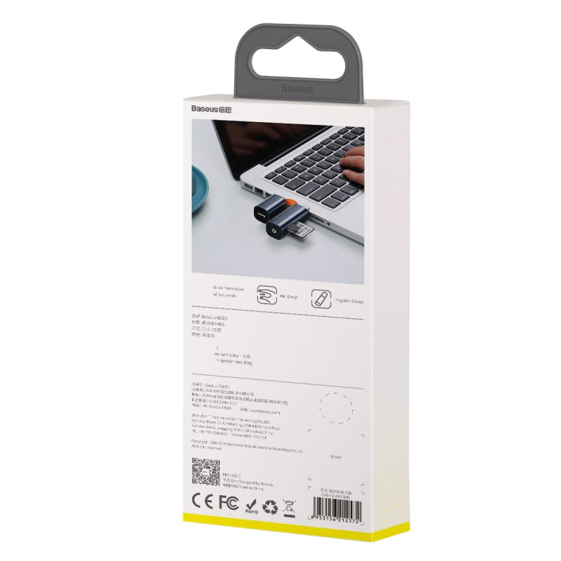 Baseus Mini Cabin Mobile/Computer Card Reader Blue