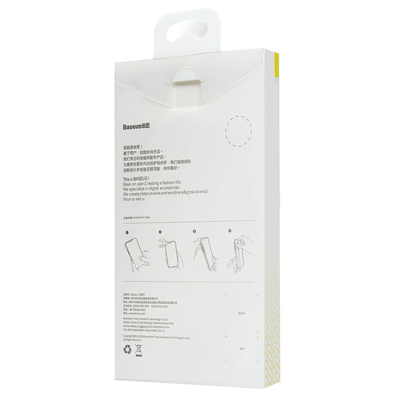 Shining By Baseus Slim Flexible Transparent Case For S10 Plus – T/Black