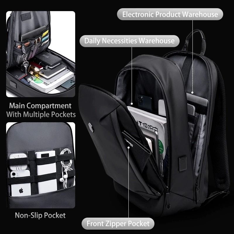 Arctic Hunter B00443 Premium Laptop Backpack, with USB Port