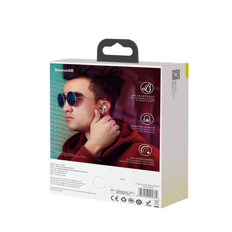 Baseus Encok S30 Wireless 3D Stereo Headphone IPX5 Black/Silver