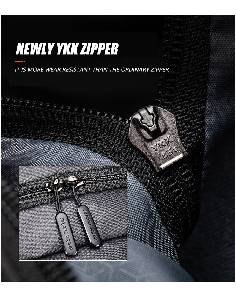 ARCTIC HUNTER B00387 Laptop Backpack, USB Charging Port