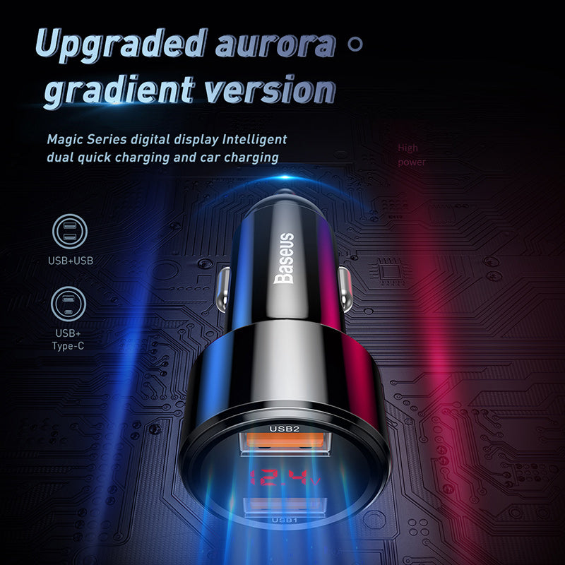 Baseus Magic Series PPS digital display (Type-c PD+QC) 45W Mix Color