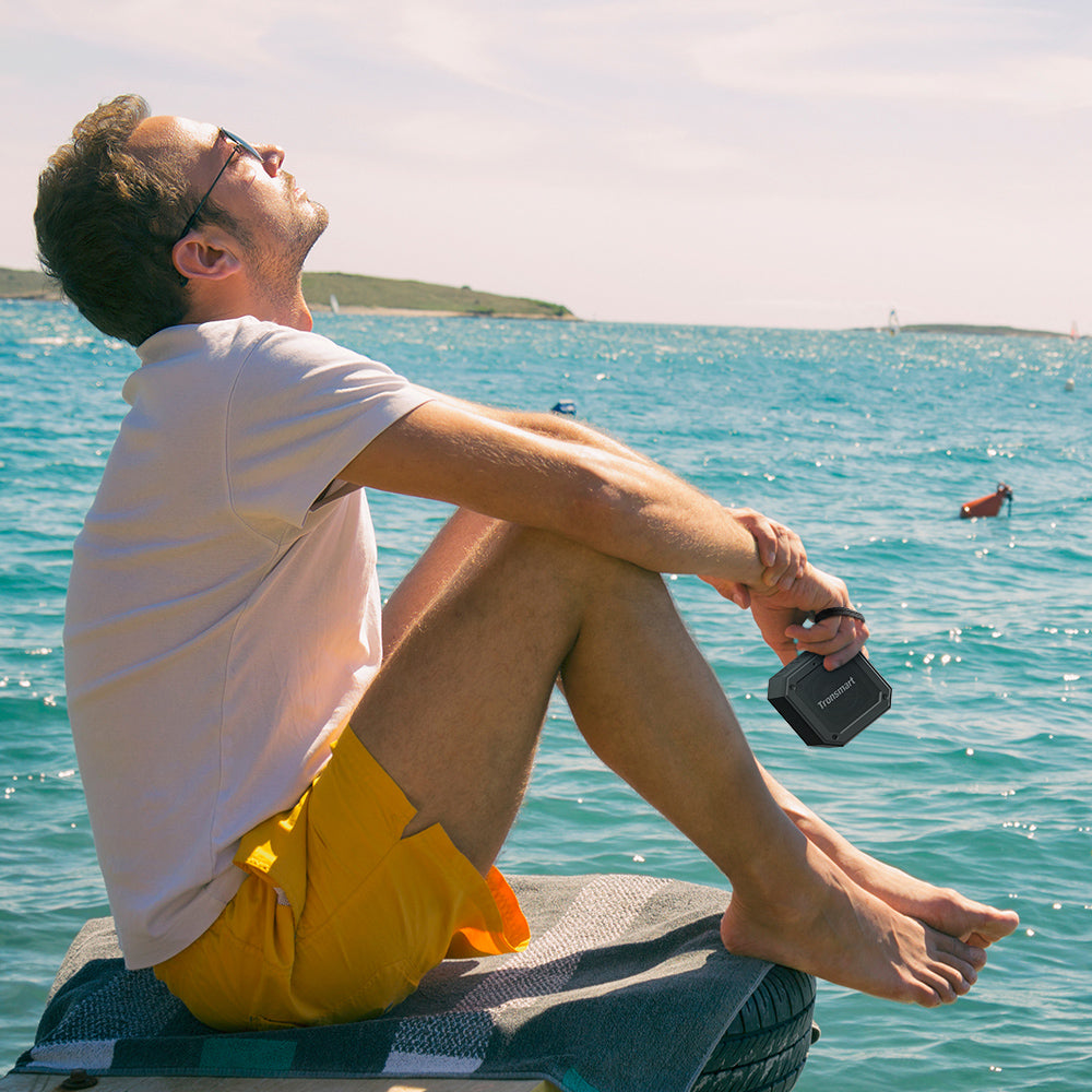 Tronsmart Groove Super Bass Mini Portable Bluetooth Speaker, IPX7, 24h