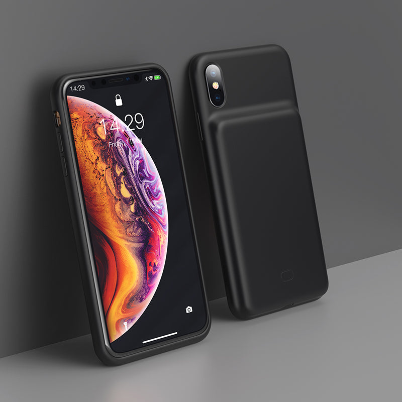 Baseus Liquid Silicone Smart Power Case 3300mAh For iPX/XS 5.8 Black