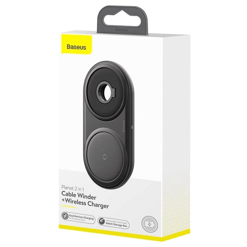 Baseus Planet 2in1 Wireless Charger + Watch Cable Winder