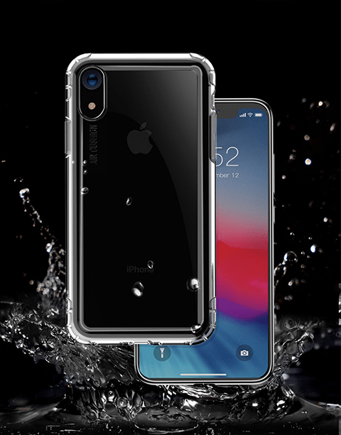 Airbags Series By Baseus Safety Flexible TPU Case For iPhone Xs Max T/Black