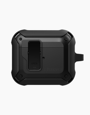 Nillkin Bounce case for AirPods Pro, anti-shock protective cover with hook in black, designed for secure fit and style.