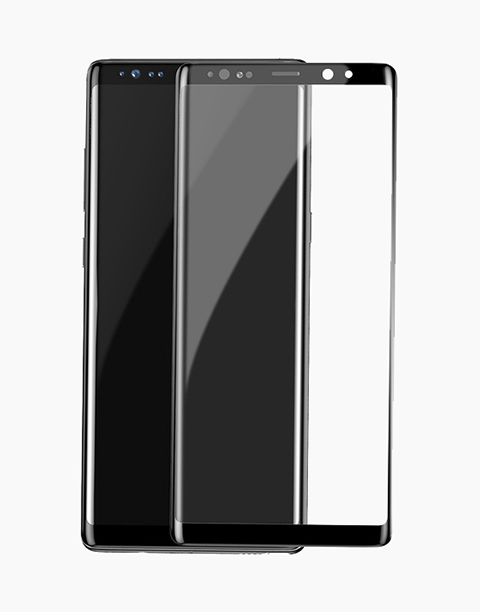 Arc-surface By Baseus 0.23mm Tempered Glass For Note 8 Black
