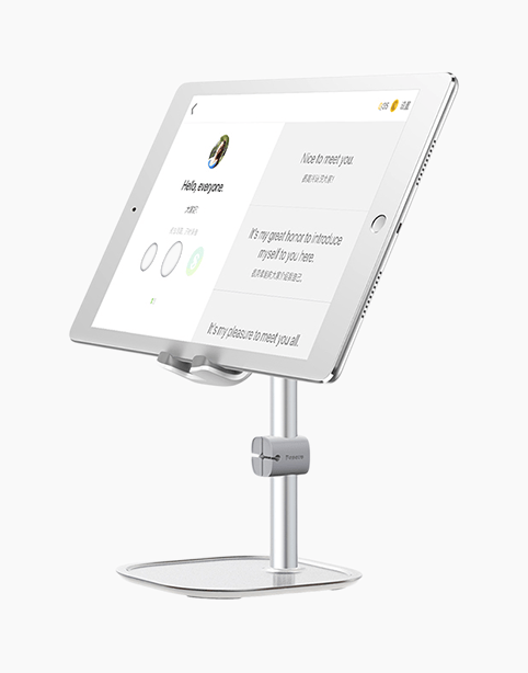 Baseus Literary Youth Desktop Bracket for Smartphones/Tablets Silver