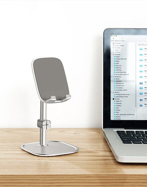 Baseus Literary Youth Desktop Bracket for Smartphones/Tablets Silver