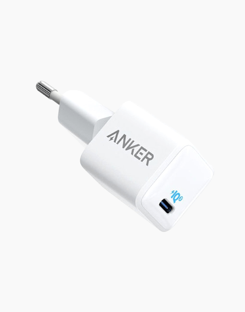 ANKER POWERPORT III NANO USB-C PIQ 3.0 CHARGER - 20W - WHITE