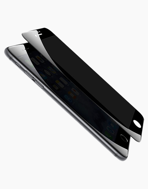 Arc-surface By Baseus 0.23mm Anti-peeping Tempered Glass For iP7/iP8 Plus Black
