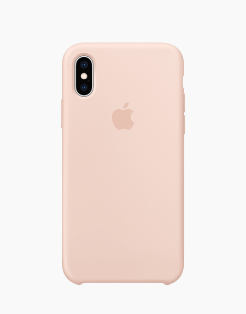 Apple iPhone XS Silicone Case - Pink Sand