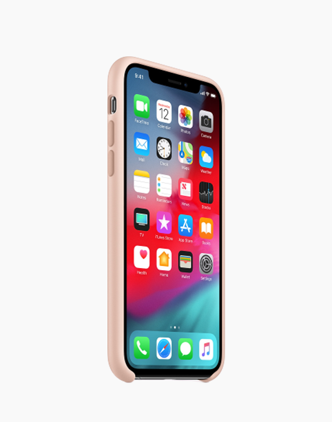 Apple iPhone XS Silicone Case - Pink Sand