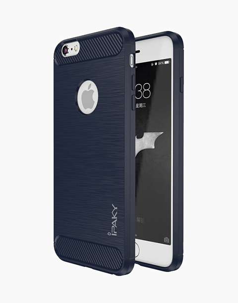 Armor By iPaky Flexible Slim Case Anti-fingerprint &amp; Anti-shocks For iPhone 6 Plus – Navy
