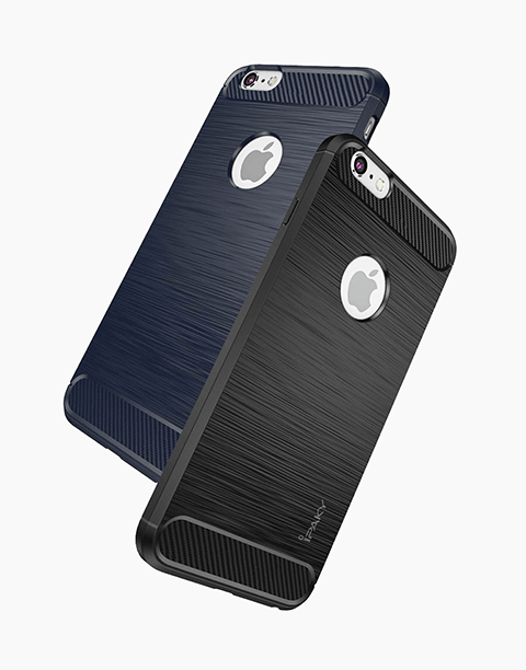 Armor By iPaky Flexible Slim Case Anti-fingerprint &amp; Anti-shocks For iPhone 6 Plus – Navy
