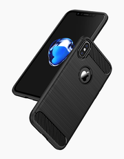 Armor By iPaky Flexible Slim Case Anti-fingerprint &amp; Anti-shocks For iPhone X – Black