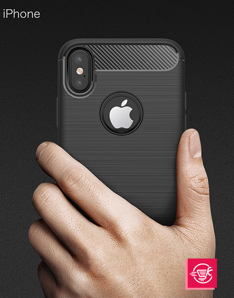 Armor By iPaky Flexible Slim Case Anti-fingerprint &amp; Anti-shocks For iPhone X – Navy