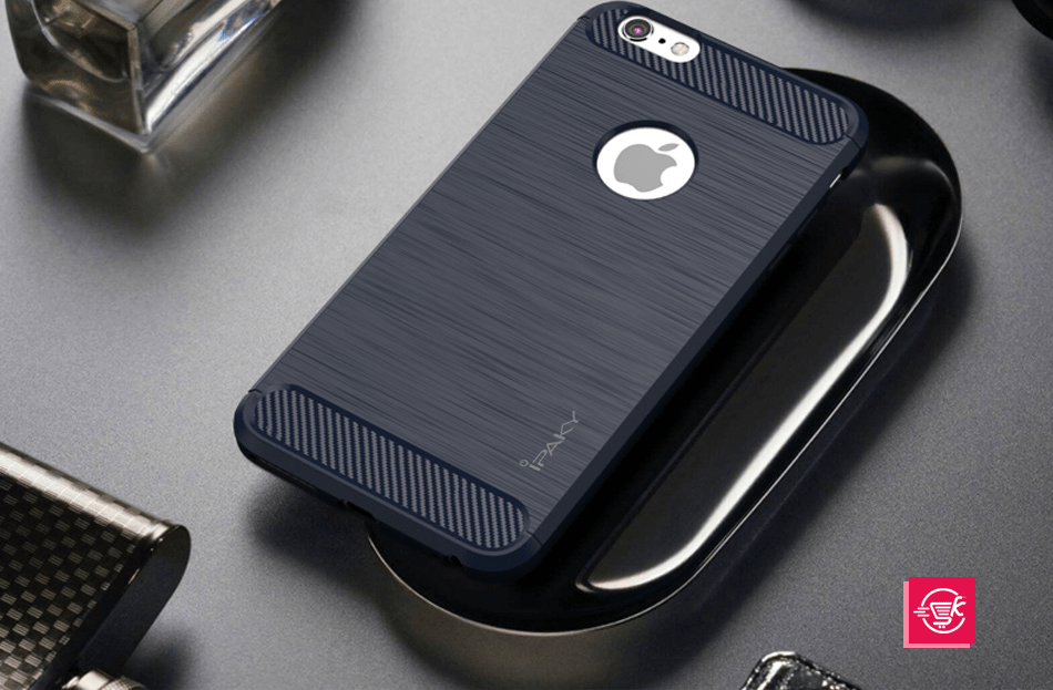 Armor By iPaky Flexible Slim Case Anti-fingerprint &amp; Anti-shocks For iPhone 6 Plus – Navy