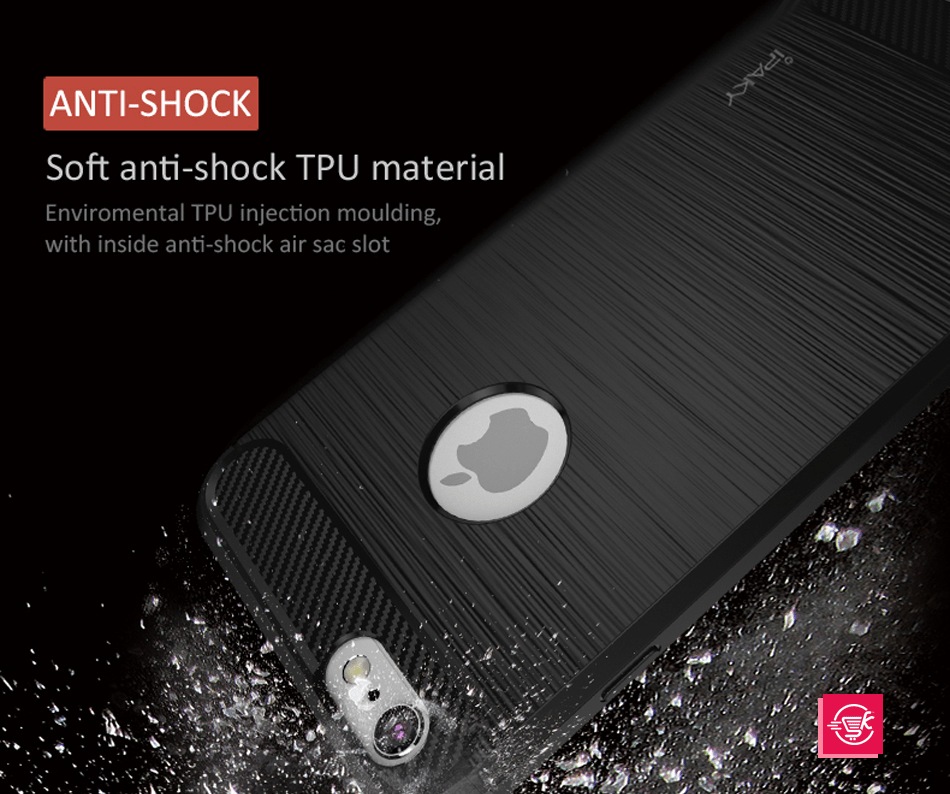 Armor By iPaky Flexible Slim Case Anti-fingerprint &amp; Anti-shocks For iPhone 6 Plus – Navy