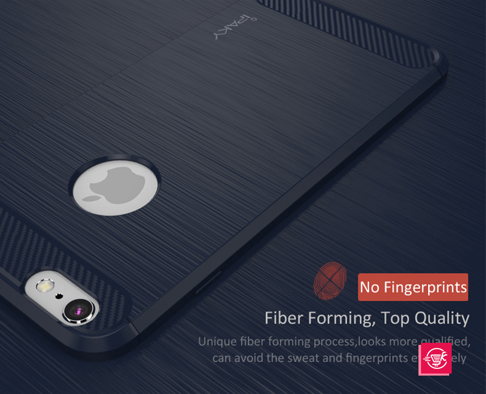 Armor By iPaky Flexible Slim Case Anti-fingerprint &amp; Anti-shocks For iPhone 6 Plus – Navy